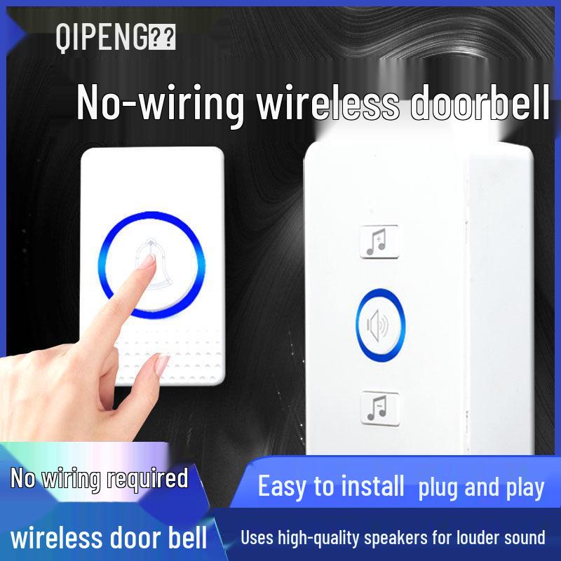 Smart Long-Distance Wireless Doorbell for Elderly - Universal Two-Floor Remote Caller