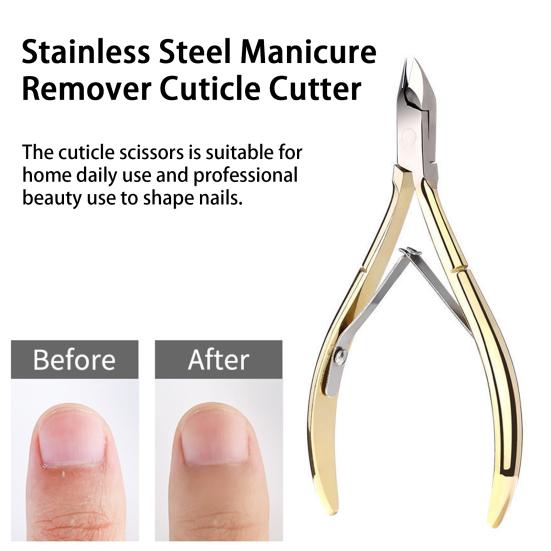 Practical Anti-rust Comfortable Grip Nail Cutter Stainless Steel Beauty Care Scissor Manicure Store Supply