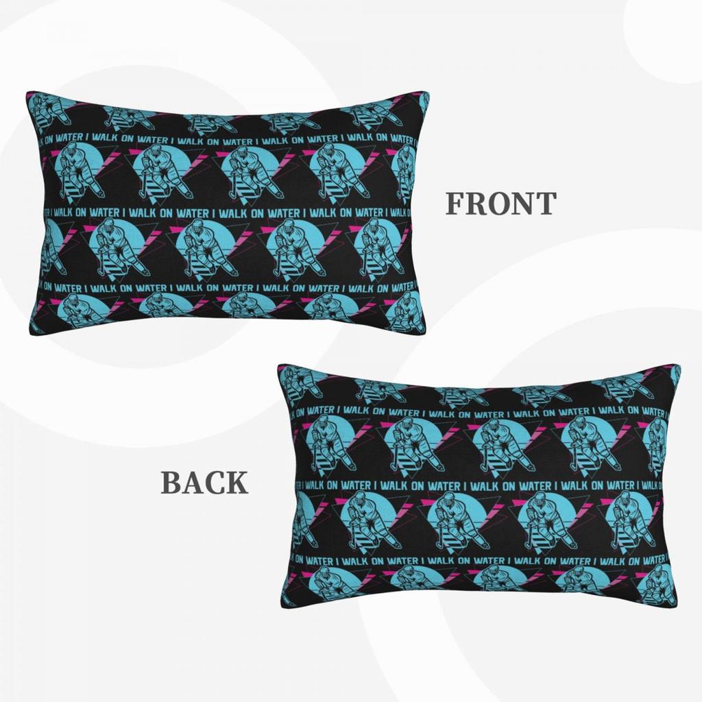 I Walk On Water Hockey Rectangle Pillowcase Cushion Cover Decorative Bedroom Bed Home Comfort Throw Pillow