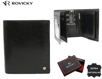 Large Men's Leather Wallet with RFID System - Rovicky