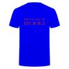 Men Programmer Geek Tshirt Funny IP Address Tops There Is No Place Like 127.0.0.1 Computer Comedy Tee Boyfriend Birthday Gift
