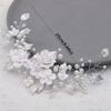 Flower Pearl Wedding Headband Rhinestone Wedding Hair Accessories Jewelry  Party Accessories
