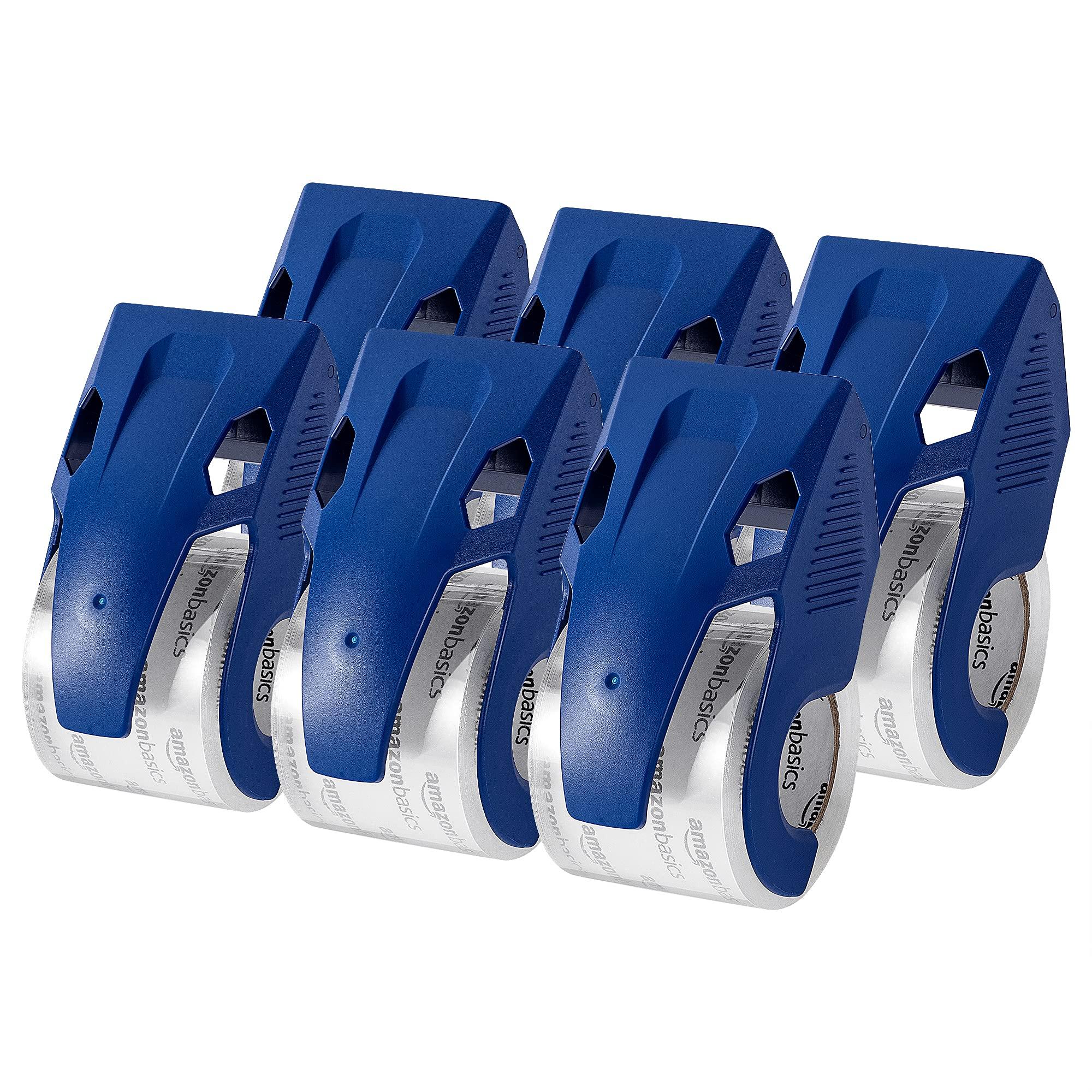 

Amazon Basics Сверхпрочная упаковочная лента с диспенсером, 5 см x 20 м, 6 штук, для отправки, переезда и хранения