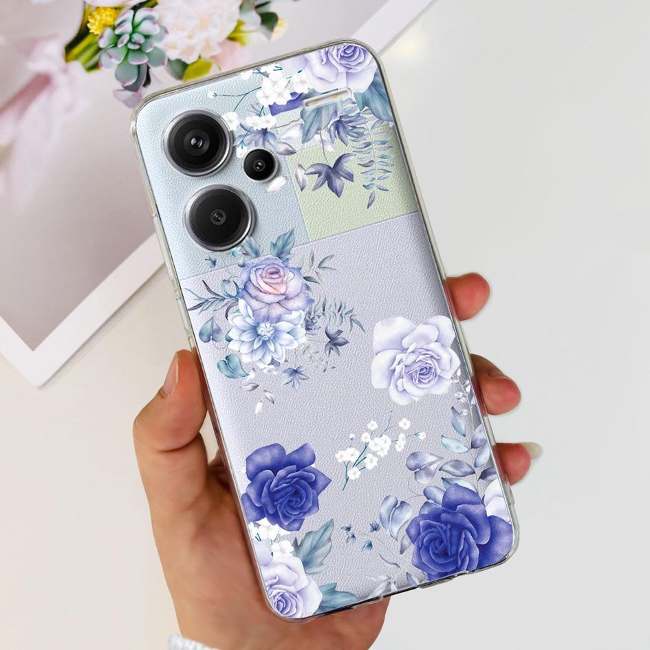 For Xiaomi Redmi Note 13 5G Case Luxury Marble Transparent Phone Cover For Redmi Note 13 Pro Plus Funda on Note 13 Pro 5G Bumper