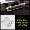 Car Outer Door Handle Frame Decoration Cover Trim For VOLVO XC60 XC90 S90 V90 2018 - 2024 ABS Chrome Accessories Exterior Kit