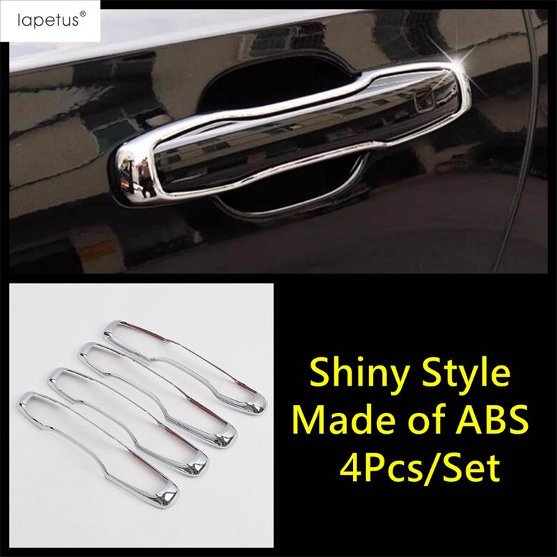 Car Outer Door Handle Frame Decoration Cover Trim For VOLVO XC60 XC90 S90 V90 2018 - 2024 ABS Chrome Accessories Exterior Kit