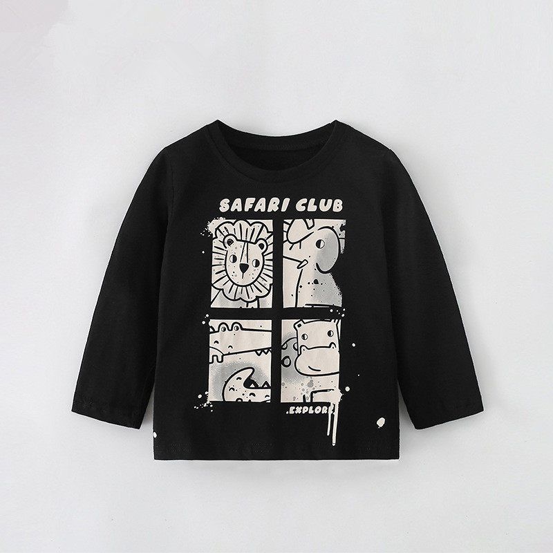 Cute Export Autumn Cartoon Casual Long Sleeve T-shirt