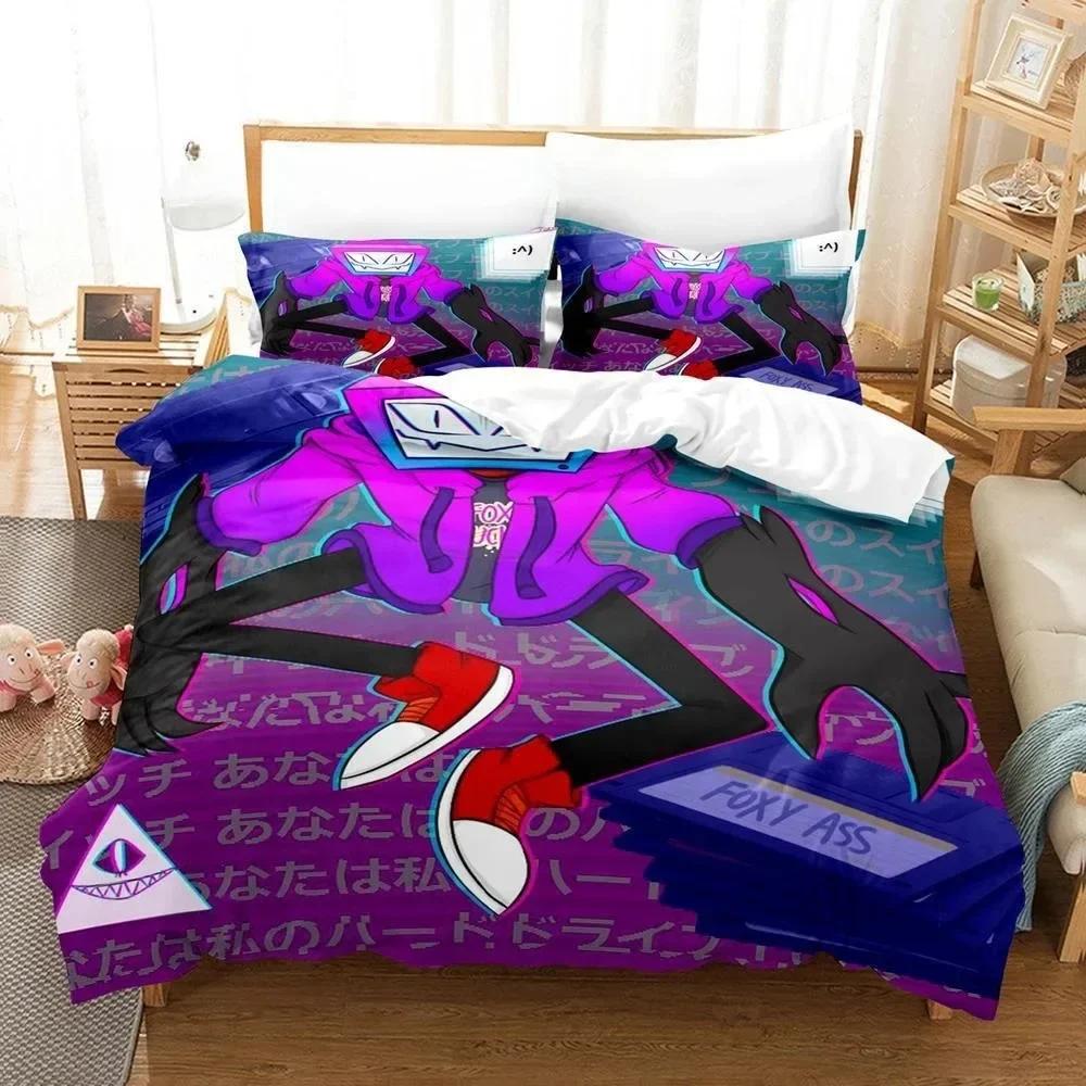 3D Anime Pyrocynical Bedding Set Single Twin Printed Bed Set With Pillowcase Bed Duvet Cover Single Double Queen Super King Size