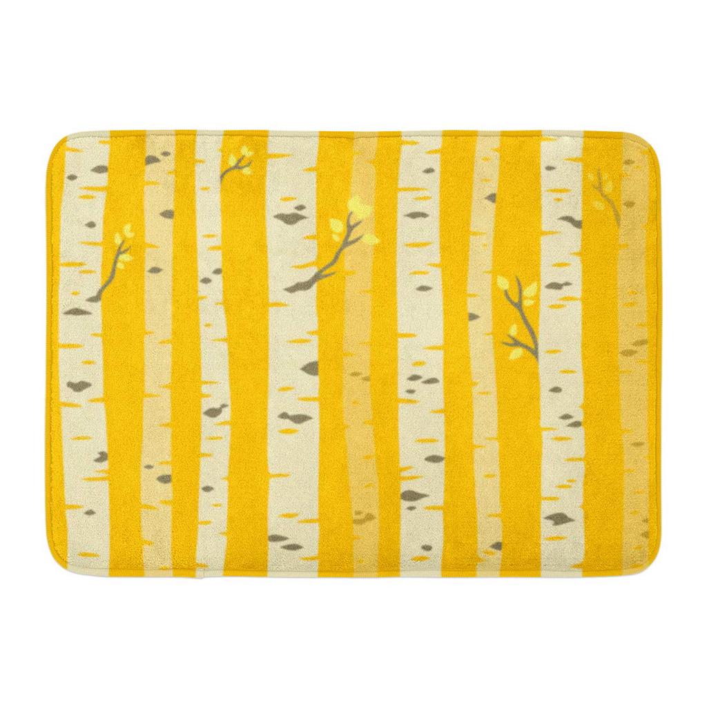 Orange Abstract Autumn Aspen Grove Tileable Pattern Birch Trees Yellow ...