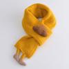 Cute 3D Cloud Doll Knitted Scarf For Kids Winter Warm Neck Warmer For Boys Girls Age 1-5 Years