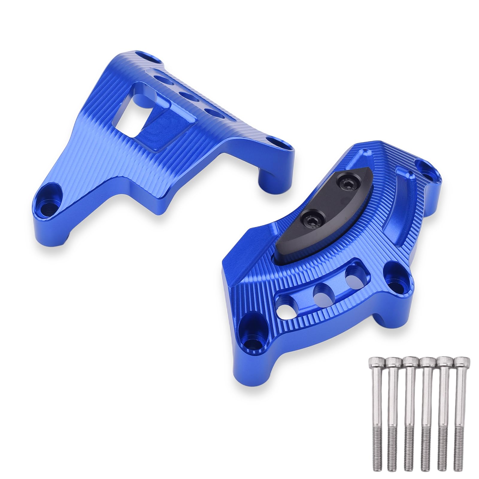 LEDISHUN Крышка двигателя, Слайдер двигателя, Защита двигателя, Подходит для Suzuki GSX-8S (2023-2024 гг.) GSX-8R (2024) синий