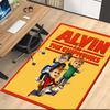 Tapete com Estampa de Alvin e os Esquilos para Cadeira de Escritório Sala de Estar Quarto Cozinha Decoração de Ambientes Presentes