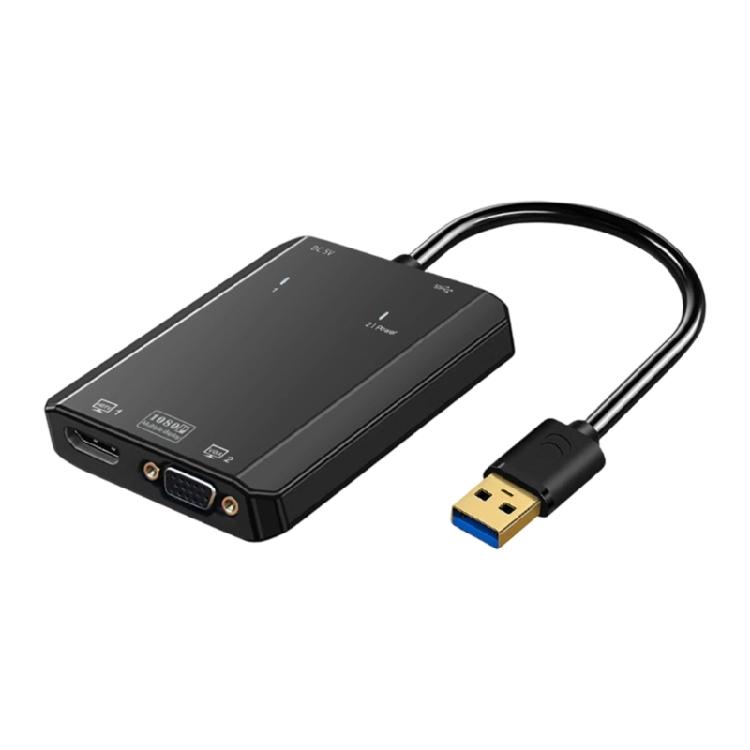 

USB 3.0 To HDTV VGA Adapter Converter Double Monitor 1080P Wide Platforms Compatibility