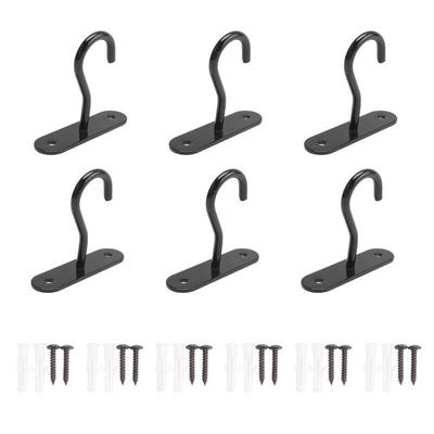 Good-6 PCS Ceiling Hooks For Hanging Plant, Wall Hook For Planters Metal Hanger For Indoor And Outdoor Plant Pots Holder