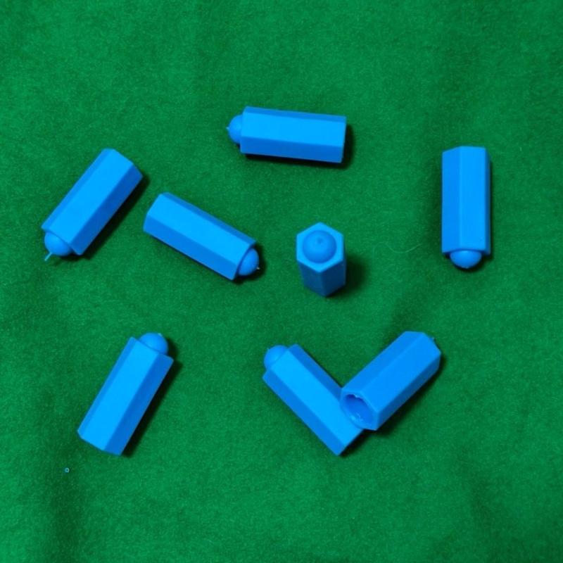10pcs Billiard Cue Tip Caps Protectors Reusable Billiard Rod Tip Sleeves for Indoor Outdoor Play