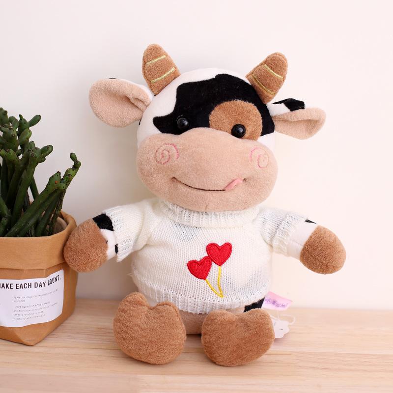 Habi Cow Cute Doll Year of The Ox Plush Toy Gift Cattle Doll