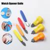 4PCS Repair Tool Watch Multi-function Prying Knife Case Opener Stainless Steel Back Cover Remover for Nut Hard Shell Repair Tool