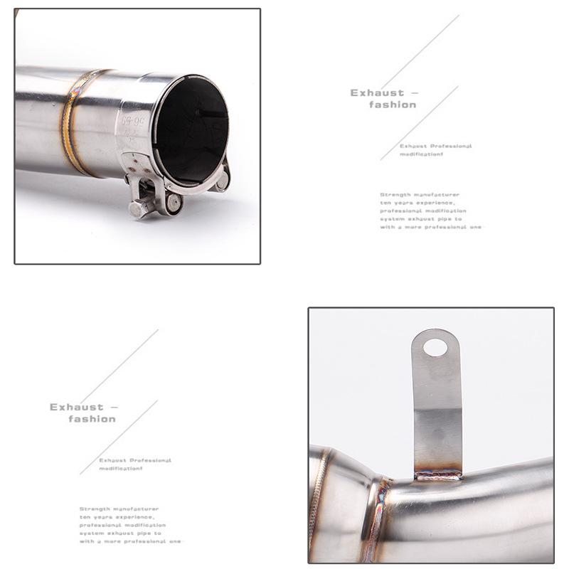 Stainless Steel Exhaust System for 2015-2016 S1000RR Locomotives - Integrated Mid and Tail Sections
