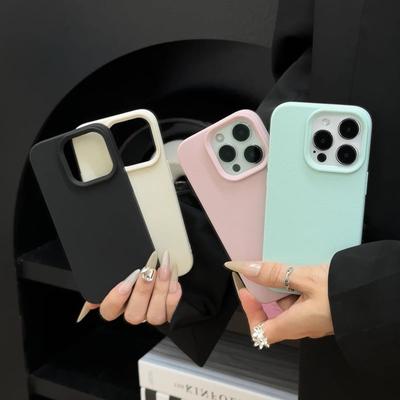 Trendy Liquid Silicone Full Wrap Slip Resistant and Drop Proof iPhone Case iPhone14 15 Pro Max 14 Plus 15 Plus 16 Plus iPhone 11 12 13 Case