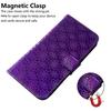 For Honor X40 5G/X9a 5G/Magic5 Lite 5G PU Leather Wallet Cover Dazzling Flower Pattern Flip Stand Phone Case