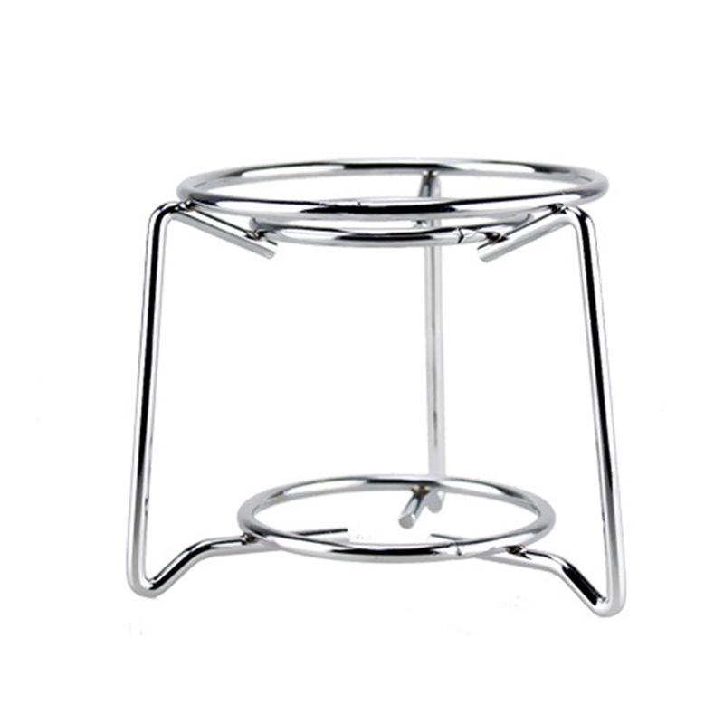 Round Metal Stove Rack for Moka Pot and Teapot With Alcohol or Gas Lamp Compatibility