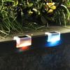1pc LED Solar Path Stair Lights IP65 Waterproof Outdoor Garden Yard Fence Wall Lamp Staircase Night Light