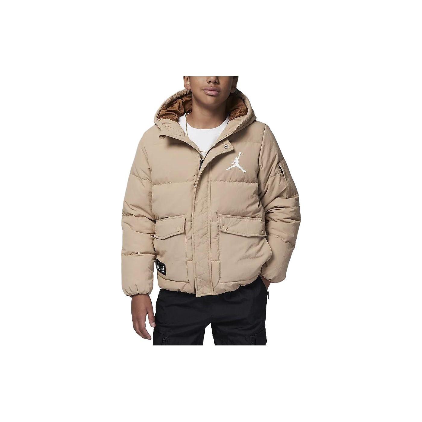 (GS) Air Jordan Essentials Statement Down Jacket Beige Kids FV2824-200 L