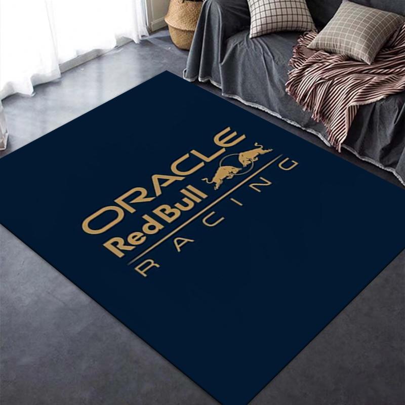 Tappeto Oracle Red Bull Racing per Soggiorno Camera da Letto Casa Decorazione Divano, Tappetino Antiscivolo per Giochi Bambini