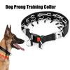 Adjustable Dog Prong Collar with Quick Release Buckle Safe Effective Training Pet Collar for Small To Large Dogs