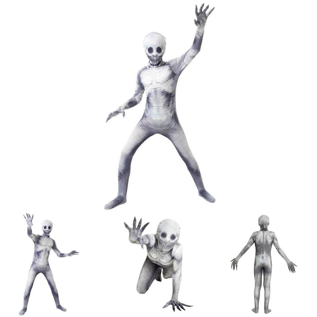 Creepypasta Horror Prop The Rake Morphsuit Costume For Kids And Adults
