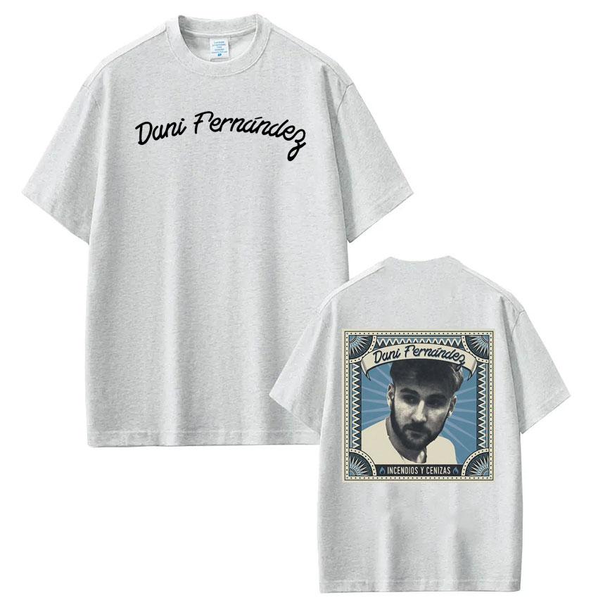 Rapper Dani Fernandez Vintage Graphic T-shirts Men Hip-hop T-shirts 2026 Spring Summer Cotton HarajukuStreetwear T-shirts