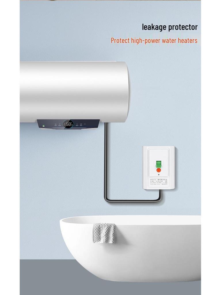 3HP Floor-Standing Air Conditioner Leak Protection & Quick-Heating Water Heater Switch, 86 Type, 32A/40A