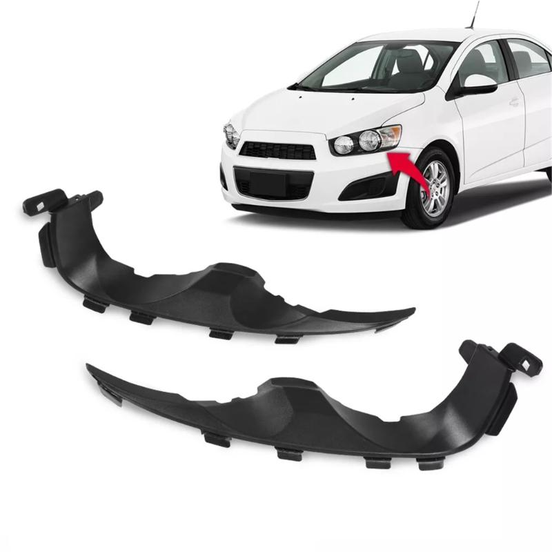 2x Precisions Engineered Headlight Brackets Bumper Retainer for 95976851 GM2508111 95976852 GM2509111 Easy Installation