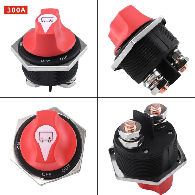 Power Battery Switches Isolator Switch Battery Disconnect Switch 12-32V Battery Cut Shut Offs Kills Switch 50A-300A