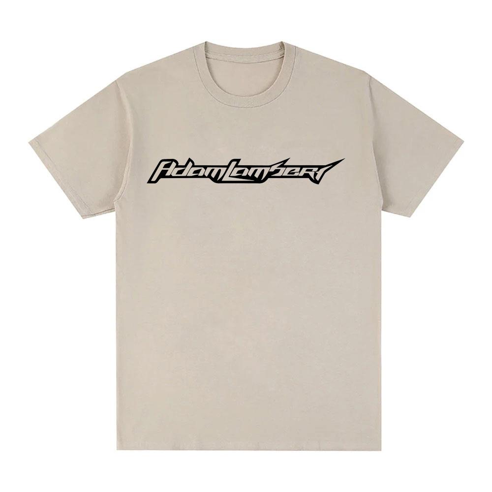 Adam Lambert T-Shirt High Quality 100%Cotton O-neck T-shirts Comfortable Short Sleeve Summer Tees Roupas Unisex Tops Funny T-shirt Anime T-shirt