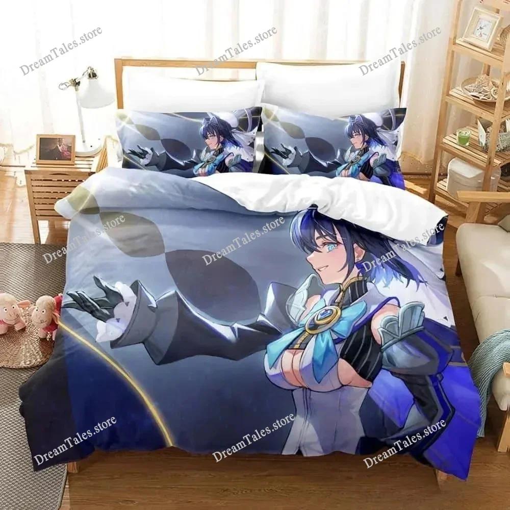 3D Printed Anime Ouro Kroni Bedding Set Boys Girls Twin Queen Size Duvet Cover Pillowcase Bed Kids Adult Home Textileextile