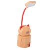 LED Cartoon Pig Shape Table Lamp Kids Eye Protection Reading Lamp USB Charging Night Light for Bedroom