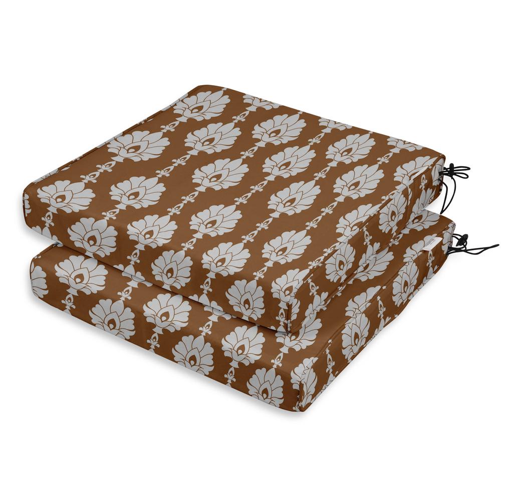 Vargottam Perfect Outdoor Indoor Square Corner Seat Cushions Water-Resistant Lounge Chair 18.5" X 16" Home Office Patio Furniture