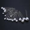 Pearl Decor U-Shaped Hair Pins Alloy Vintage Hair Sticks Chinese Hair Pin Hairstyle Chignon for Girls Alloy Hairpin