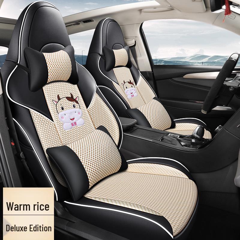 HT Custom Leather Car Seat Cover for Lynk&Co 0605030201 - All-Season, Full Package Cushion