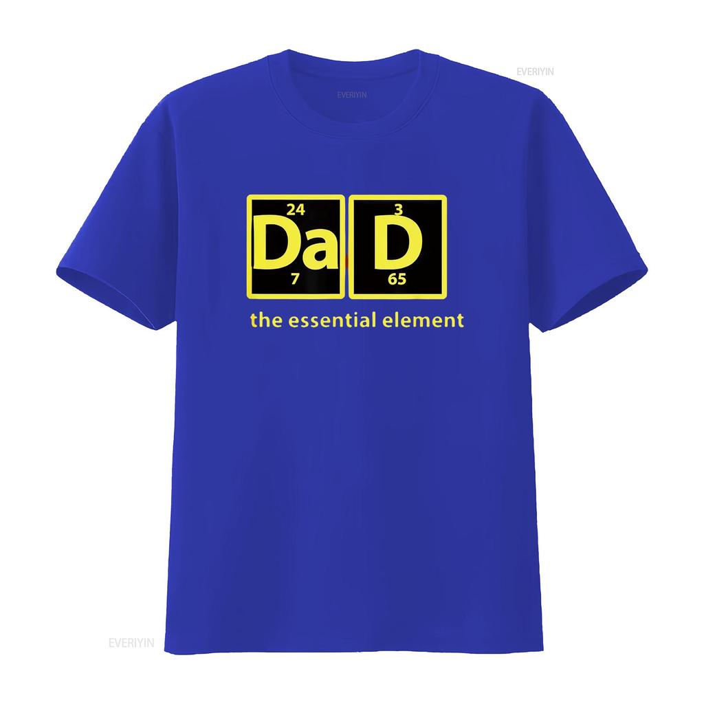 Dad Periodic Table Of Elements T Shirt Vintage Washed Breathable Stylish Graphic Soft Streetwear Homme Stretched