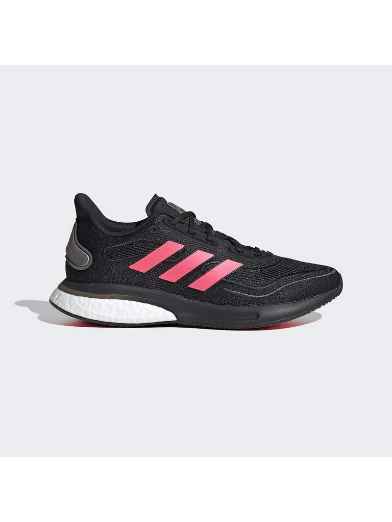 Adidas Supernova HJ156 Women's Running Shoes, Core Black/Signal Pink/Copper Metallic (FV6022), Size 24.0 cm