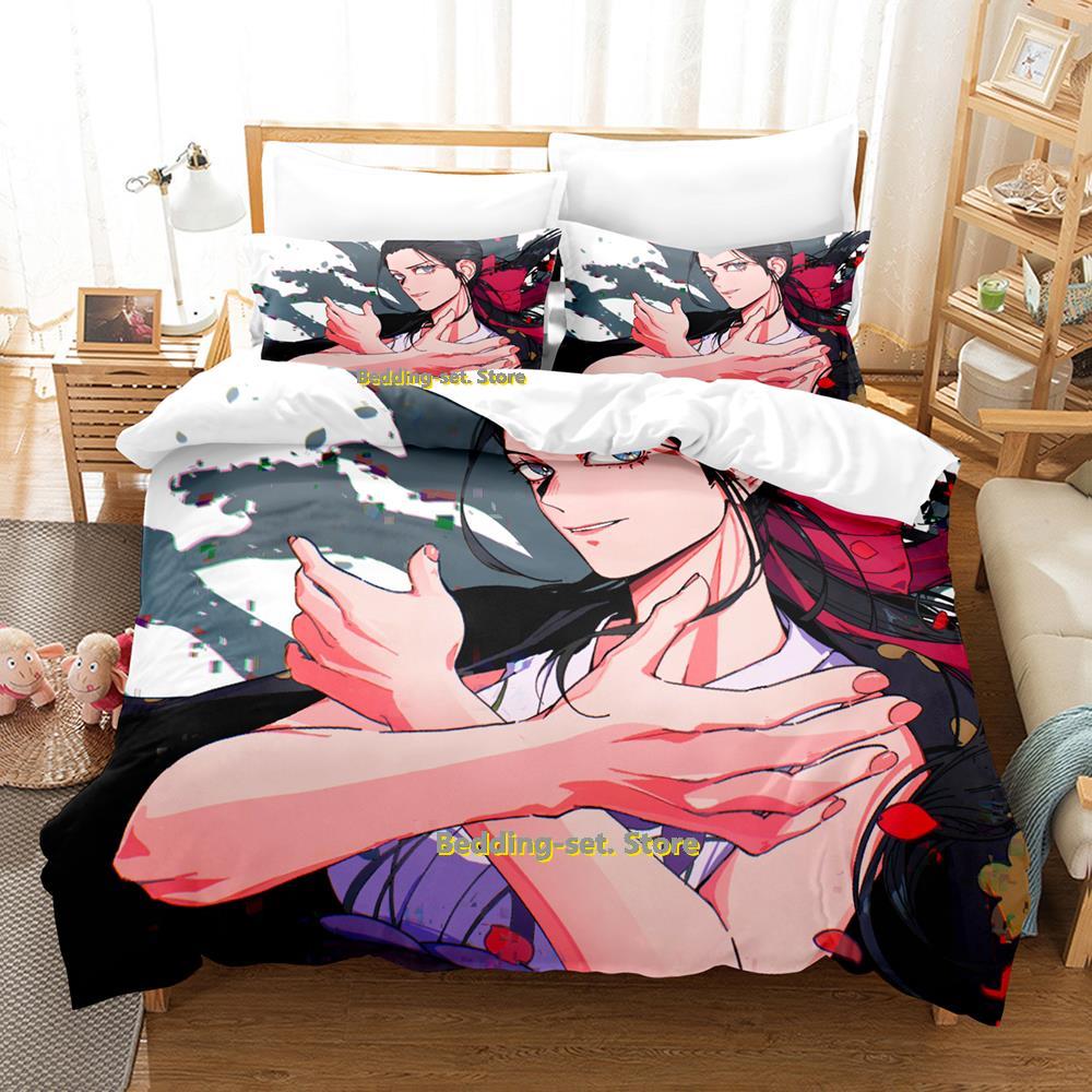Nico Robin Beding Set Single Twin Ful Quen King-Sized Dimensionsd Dimensions Bed Linen Set Adult People Kid Bedrom Duvetcover Sets 3D Print Anime Bed