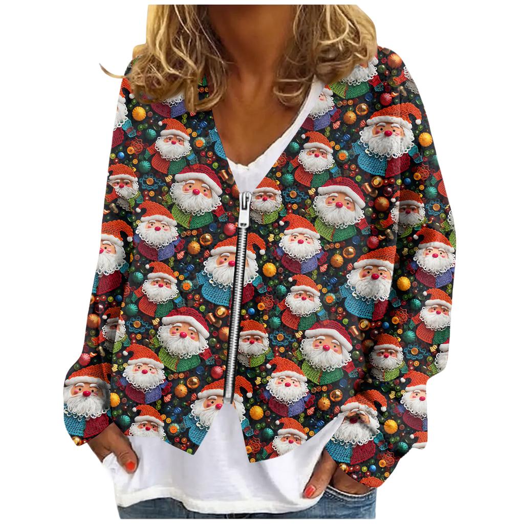 Womens Zip Up Sweaters Sweatshirts Long Sleeve Oversized Jackets Soft Casual Loose Tunic Tops