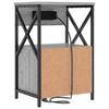Nightstand Set of 2 Grey Sonoma 40 x 31 x 60 cm Engineered Wood