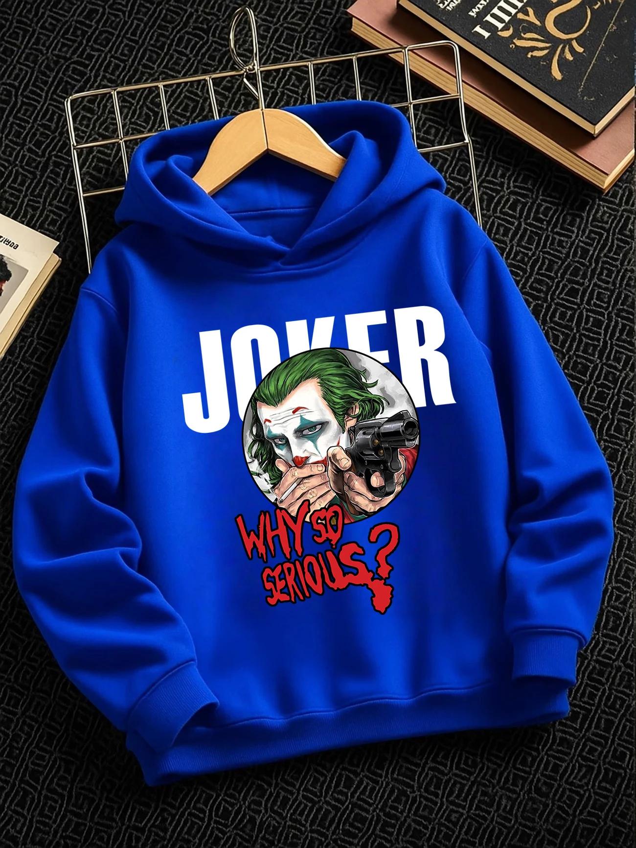 Relaxed Joker Kids Pullover Sweatshirt Summer Cute Crewneck Street 3-14 Years 100