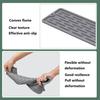Anti-slip Silicone Faucet Mat Waterproof Sink Drain Pad Wrap-around Design Kitchen Countertop Protector Drying Soap Toothbrush Holder Splash Guard