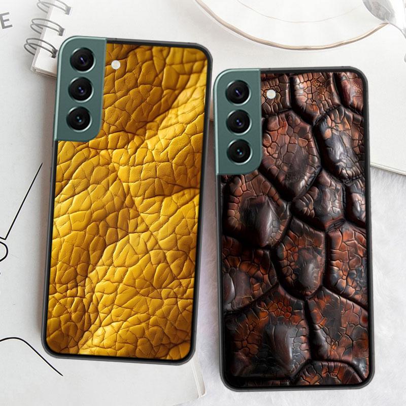 Crocodile Skin Phone Case For Samsung Galaxy S22 S25 Ultra S21 S10 Plus S26 Edge S20 S23 S24 FE Cover Silicone Soft TPU Clea