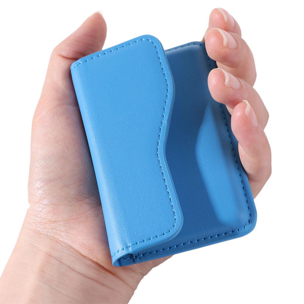 Cash Wallet Flip Card Case Side-opening Card Holder Phone Back Magnetic Card Bag  Male/Famale