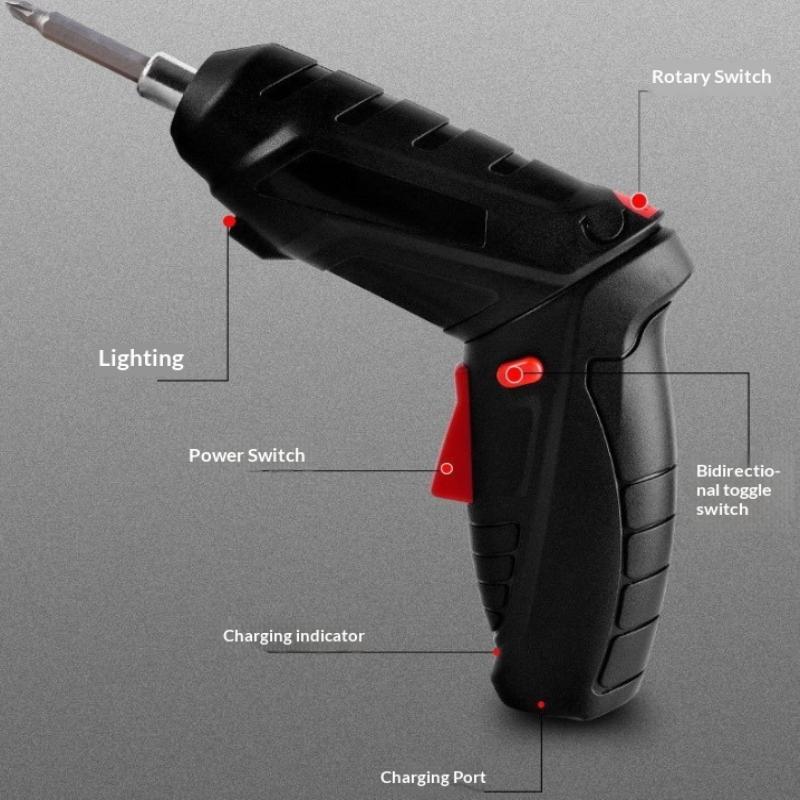 3.6V Power Tools Set Household Maintenance Repair Lithium Battery Mini Electric Drill Household Cordless Screwdriver
